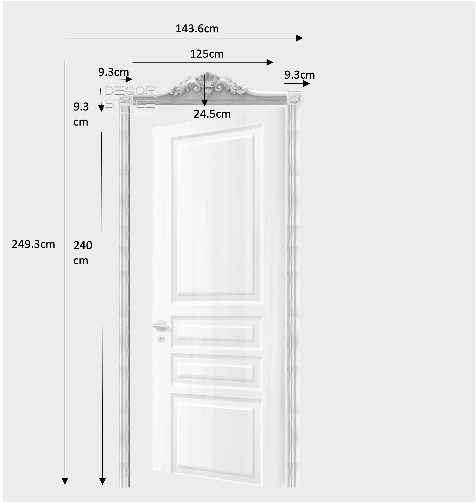 שער לדלת פנים | Indor Door gate - Image 2